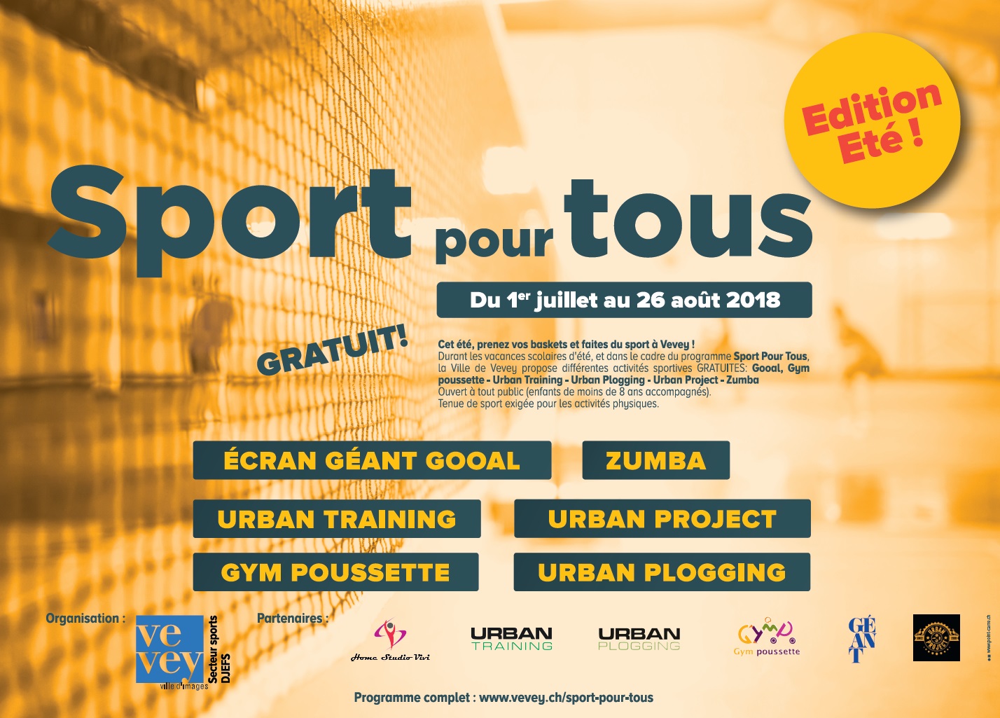 L'été sera sportif à Vevey